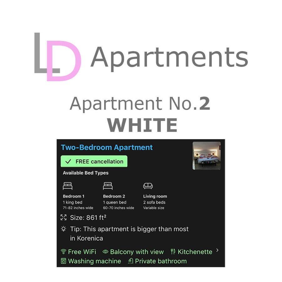 Ld Apartments White & Grey Korenica Eksteriør billede